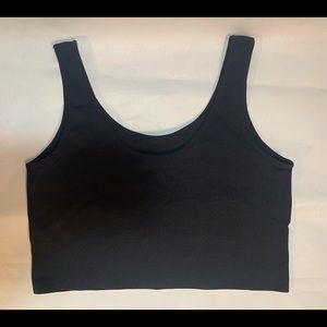 Sport Bra Crop Tops Seamless Women XLarge Black COMFORT Workout Bra